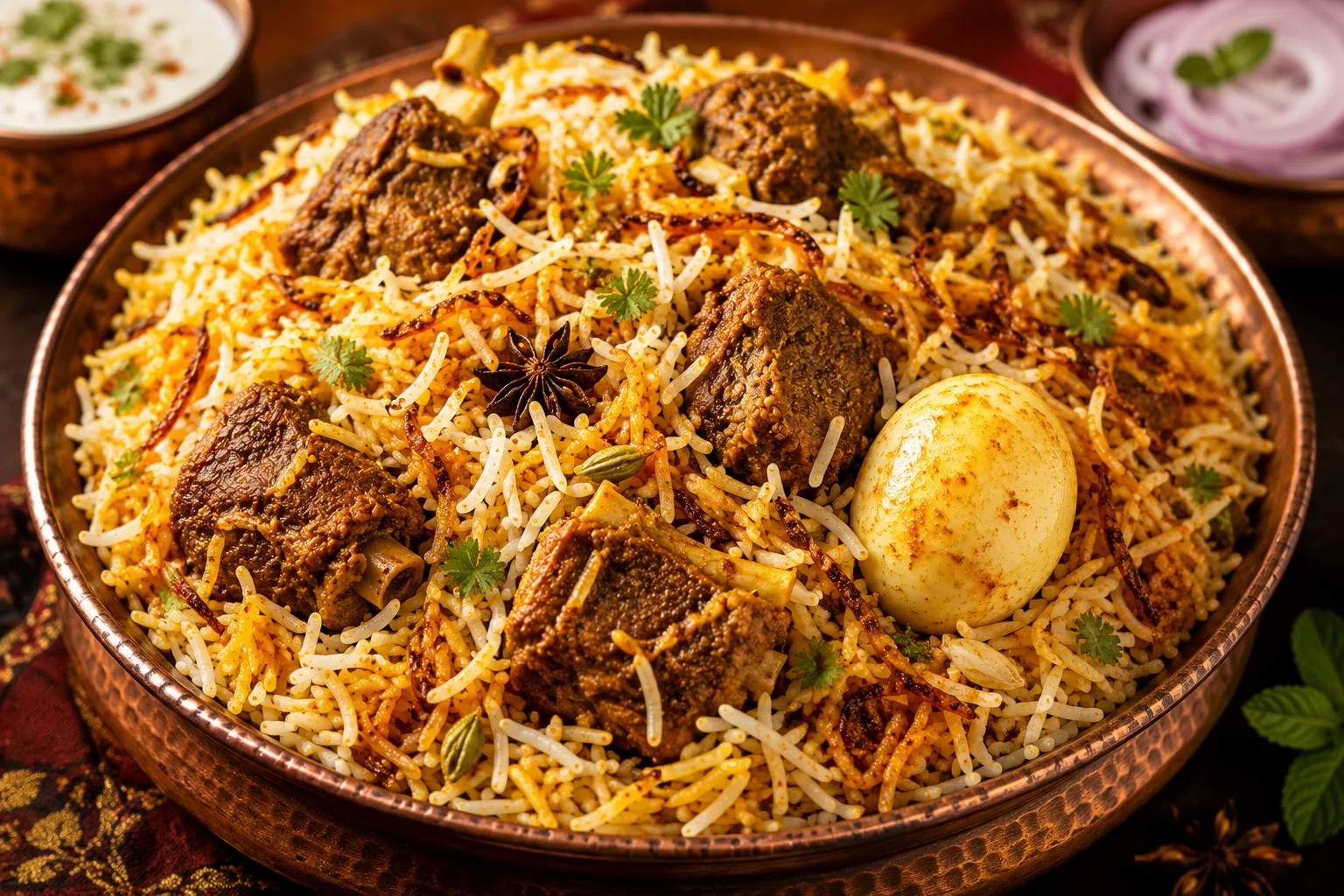 Best Hyderabadi Goat Dum Biryani in Lawrenceville, NJ