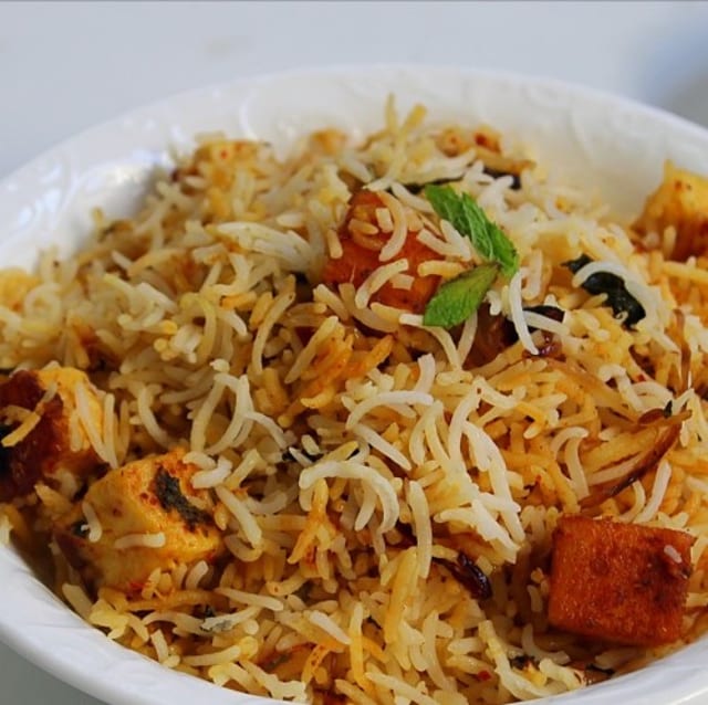 Paneer Dum Family Pack Biryani.