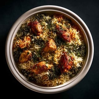 Gongura Chicken Biryani