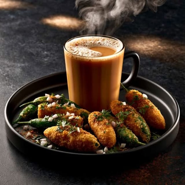 $10 Chai - Cut Mirchi (mini) Combo.