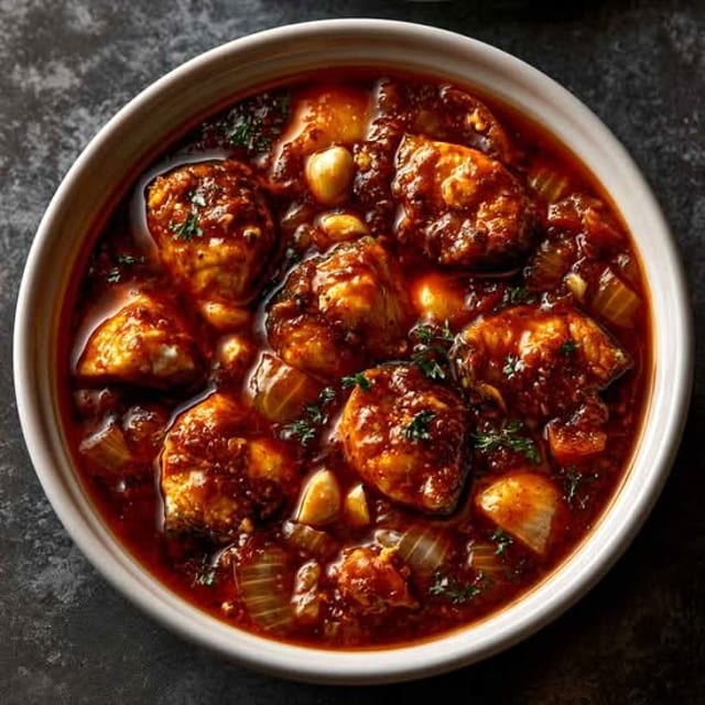 Andhra Fish Pulusu.