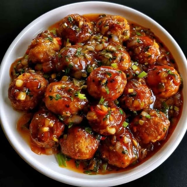 Vegetable Manchurian.