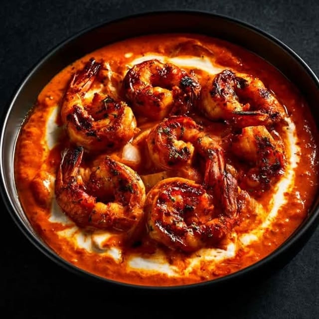 Shrimp Butter Masala.