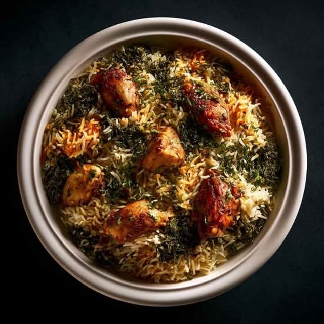 Gongura Chicken Family Pack Biryani.