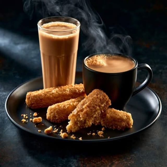 $5 Chai - Osmania Biscuits (3) Combo (Happy Hr).